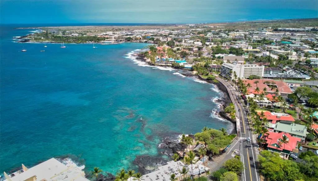 Kona coastline