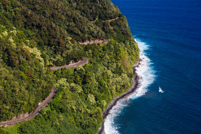 The winding Road to Hana, East Maui